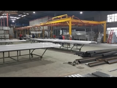 Poedercoatinglijn voor aluminium profielen van diverse afmetingen