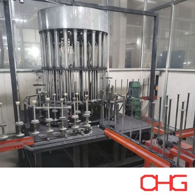 Op maat gemaakte technische gegevens Automatische monorail vloerconveyor poedersproei coating line voor filter behuizing