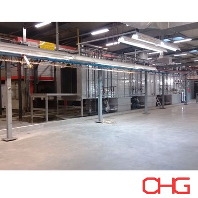 Goede prijs Aanpasbare automatische poedercoating Booth Voorbehandeling Sproeisysteem Power Wash online
