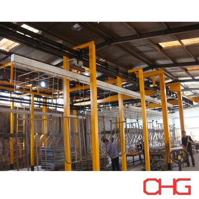 Goede prijs Automatische poedercoating productielijn met PVC-spraybooth aanpasbaar bruto gewichtspakket online