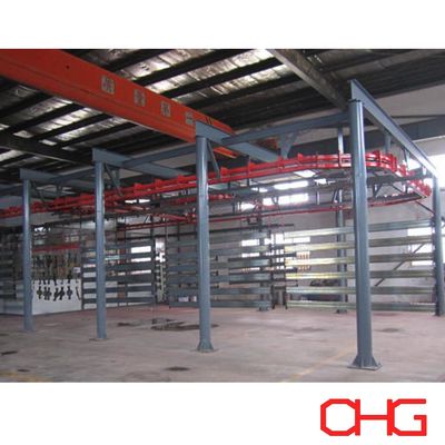 Productielijn voor de vervaardiging van poedercoating op maat met poederrecuperatiesysteem en kleurverandering