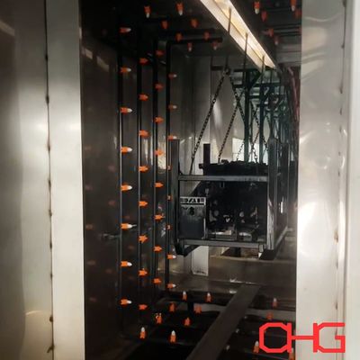 Goede prijs Ventilatorvormige spuitstuk aangepast voorbehandeling sproeisysteem voor poeder coating productielijn online