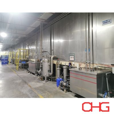 Op maat gemaakte voorbehandeling met sproeitunnelsysteem voor Superiro poedercoatingslijncoatingsmachine