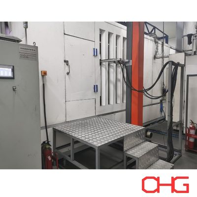 Professionele lijn voor poedercoating van autocomponenten met monorailsysteem en PLC-besturingseenheid