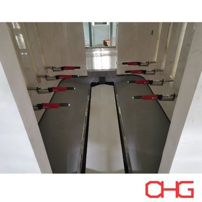 Lijn voor poedercoating van koolstofstaalplaten met robotpoets- en geleidingsapparatuur