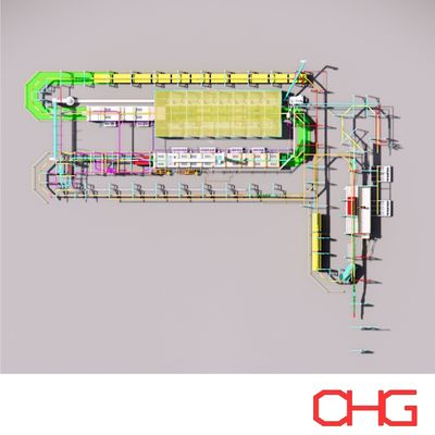 Voorbehandeling Sproeisysteem Aflevering en oppervlakte reiniging en behandeling om de prestaties en het product van de coatingslijn te verbeteren