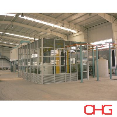 Automatische coatingscafé voor PVC-PP-poedercoatingsapparatuur van roestvrij staal