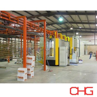 Stainless Steel/PVC/Carbon Steel Powder Coating Spray Booth met PLC-besturingseenheid