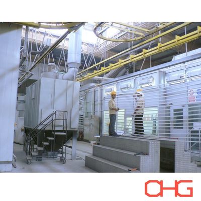 PLC-controle Automatische poedercoating productielijn voor aluminium profielen