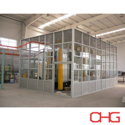 Goede prijs Roestvrij staal PVC koolstofstaal poedercoating Booth Automatische spray verf Booth online