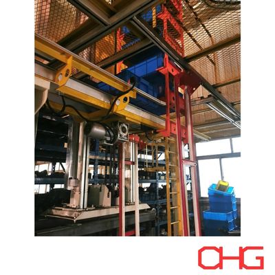Automatische poedercoatingslijn die een consistente coating en een soepel transport biedt voor verschillende industriële metalen onderdelen