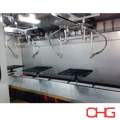 Goede prijs Gepersonaliseerde PLC Control Wet Paint Booth Met Water Gordijnen Eco Friendly online