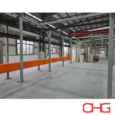 Goede prijs Professionele geautomatiseerde poedercoating productielijn poederspuitinstallatie omvat poedercoating oven online
