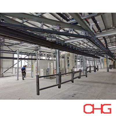 Productielijn voor bovenste poedercoating met PLC-besturingseenheid