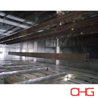 Geautomatiseerde poedercoatinglijn die direct een poedercoatingsysteem voedt met PLC-besturingseenheid