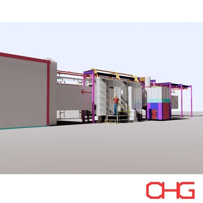 Goede prijs Professionele hardware spuitapparatuur elektrostatische automatische poedercoatinglijn online