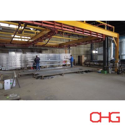 Goede prijs Professionele poedercoatingslijn voor verschillende groottes aluminiumprofiel op maat Naverkoopservice online