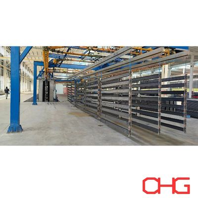 Goede prijs Automatische poedercoatinglijn voor metalen stellingen met power-free transportsysteem en uithardingsoven online