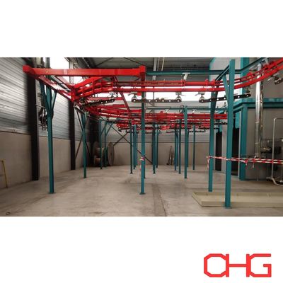 Goede prijs Stroom- en vrije overheadconveyor system voor staalonderdelen coating Productielijn Naverkoopservice gids Installatie van apparatuur online