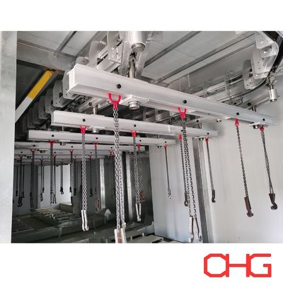 Overhead Power And Free Conveyor System Flexible Routing Dual Track Ontwerp