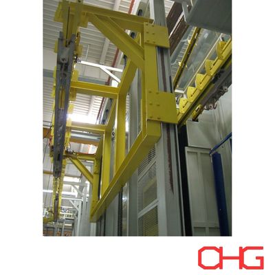 PLC-besturing Poedercoating Lifting Machine Aanpasbaar voor coating Productielijn