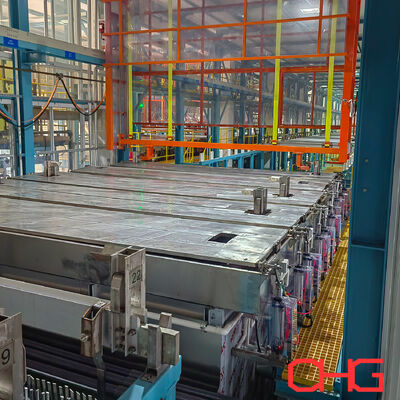 E coating line Continuous Multi Tank Anodizing Production Line met intelligent overdrachtsysteem voor stabiel en functioneel